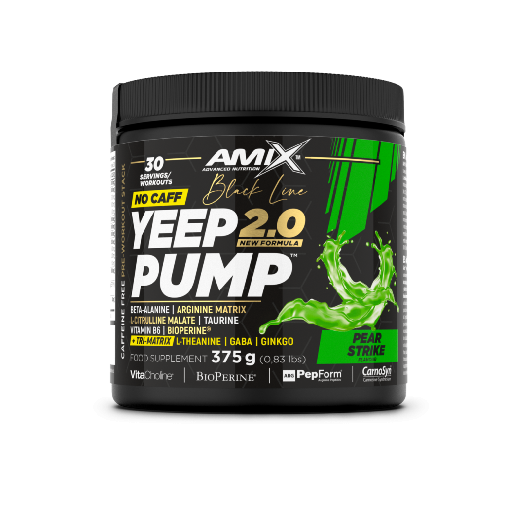 Amix Black Line Pre-treino sem cafeína Yeep Pump 2.0