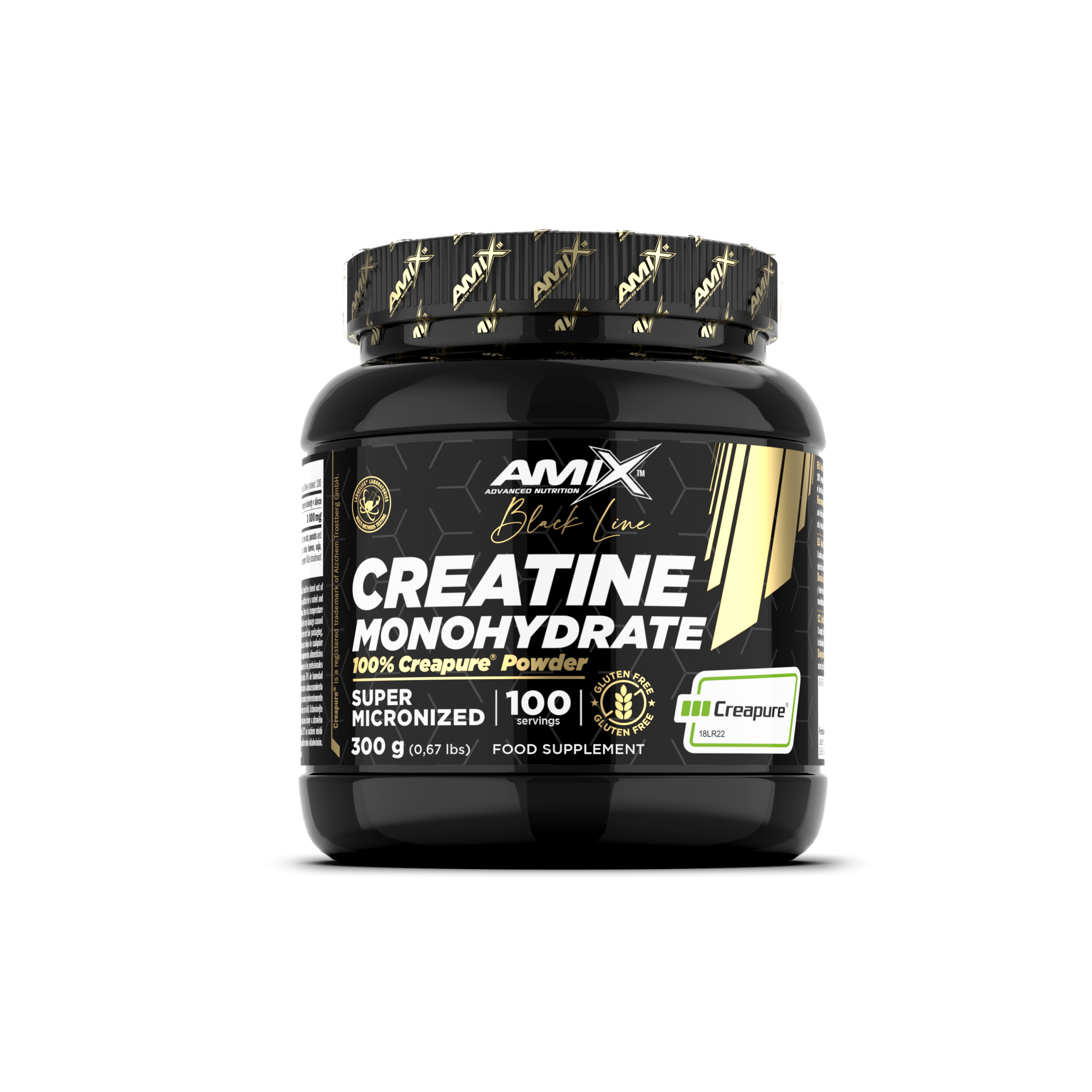 Amix Black Line Creatina Monohidrato Creapure 300gr