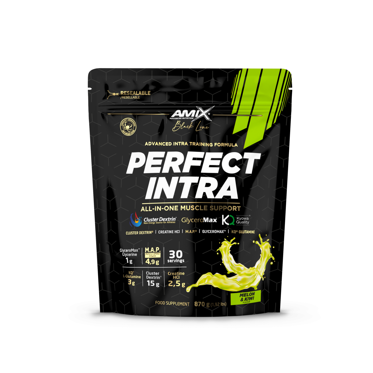 Amix Black Line Intra Treino Perfect Intra 870 gr - Image 3