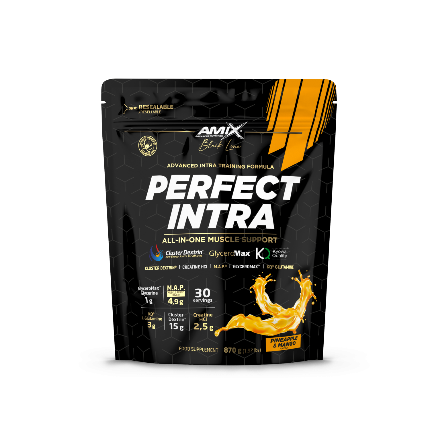 Amix Black Line Intra Treino Perfect Intra 870 gr - Image 2