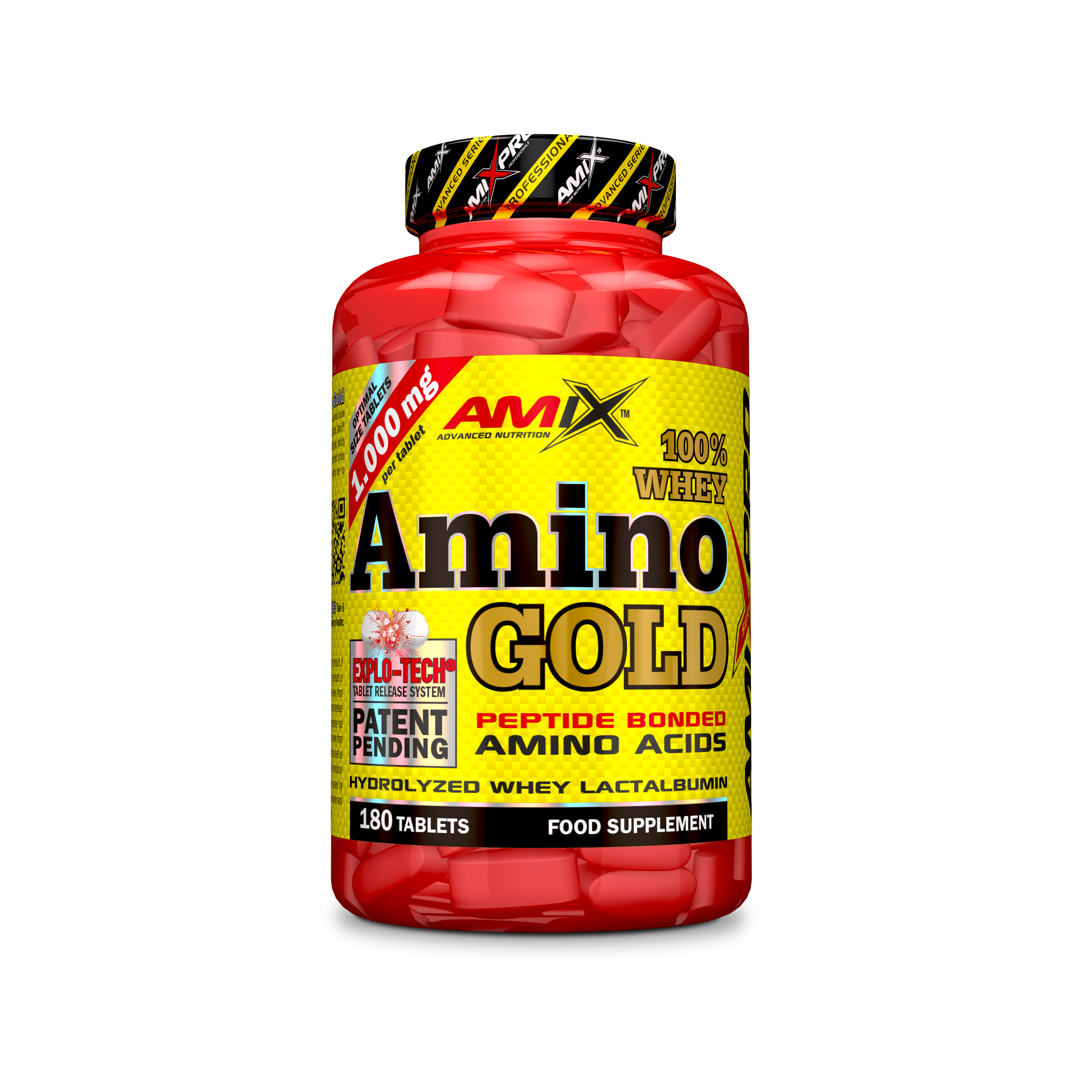 AmixPro Aminoácidos Whey Amino Gold 180 tabs