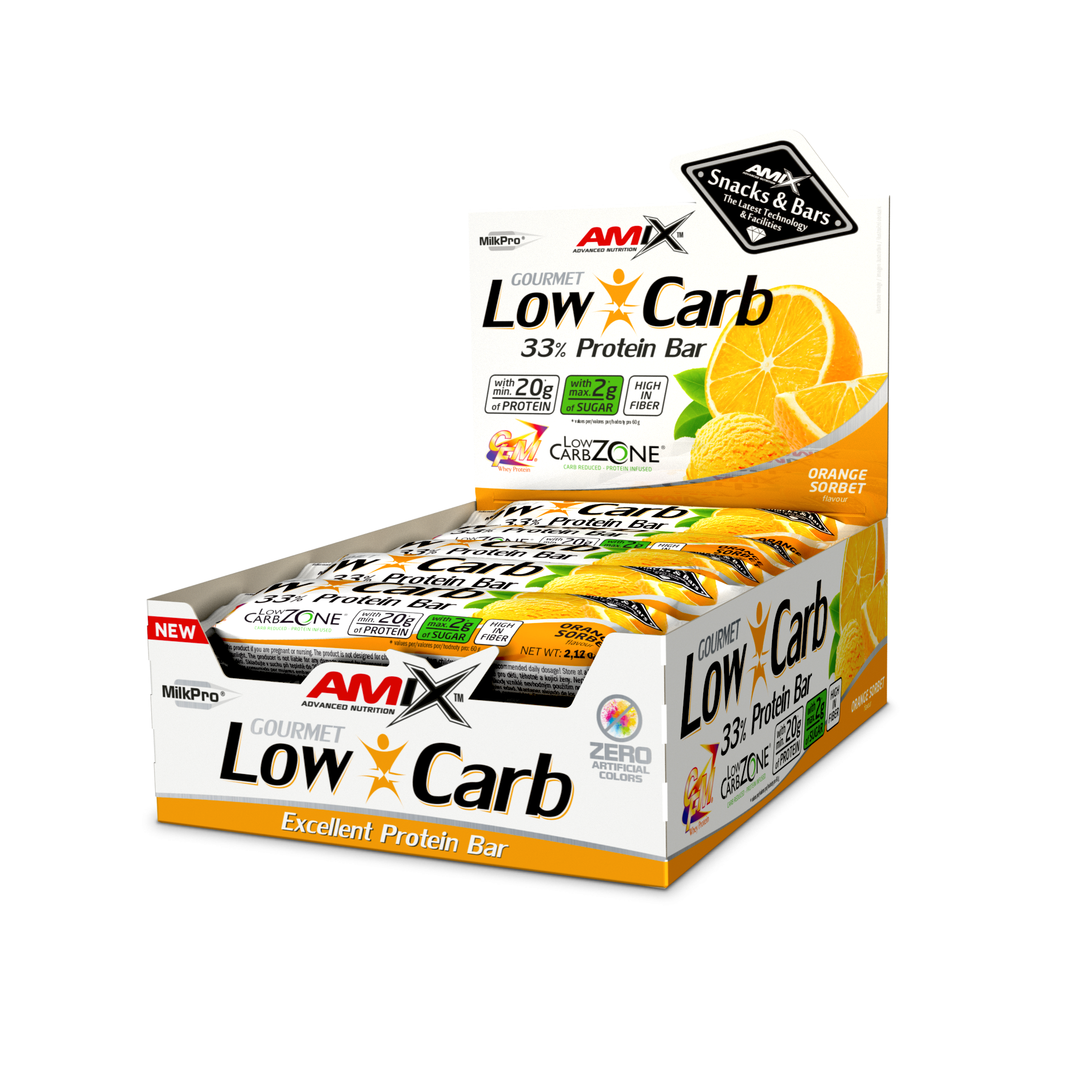 Amix Barrita proteica Low-Carb 33% Protein Bar - Image 3