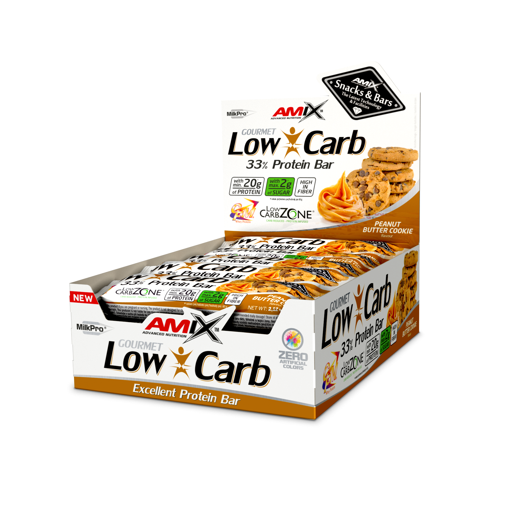 Amix Barrita proteica Low-Carb 33% Protein Bar - Image 6