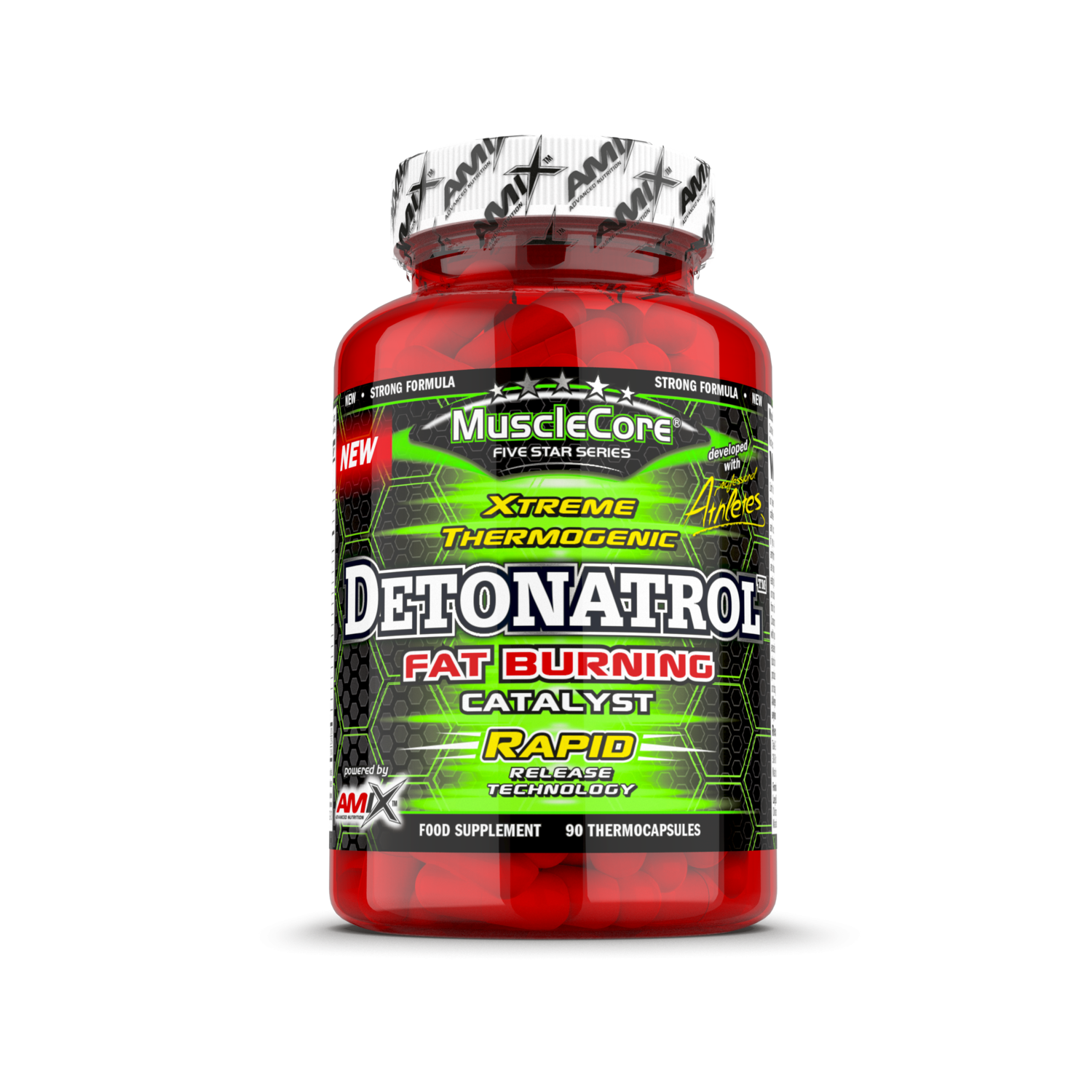 Amix MuscleCore Termogénico Detonatrol Fat Burner 90 caps