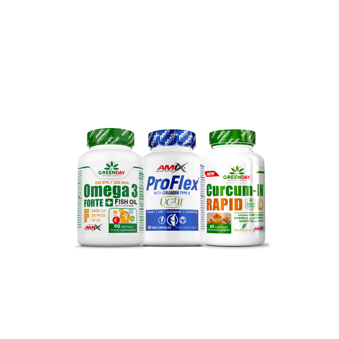 Amix PACK SAÚDE ARTICULAR - Colagénio Proflex + Omega-3 Forte + Curcum-in rapid - Image 2