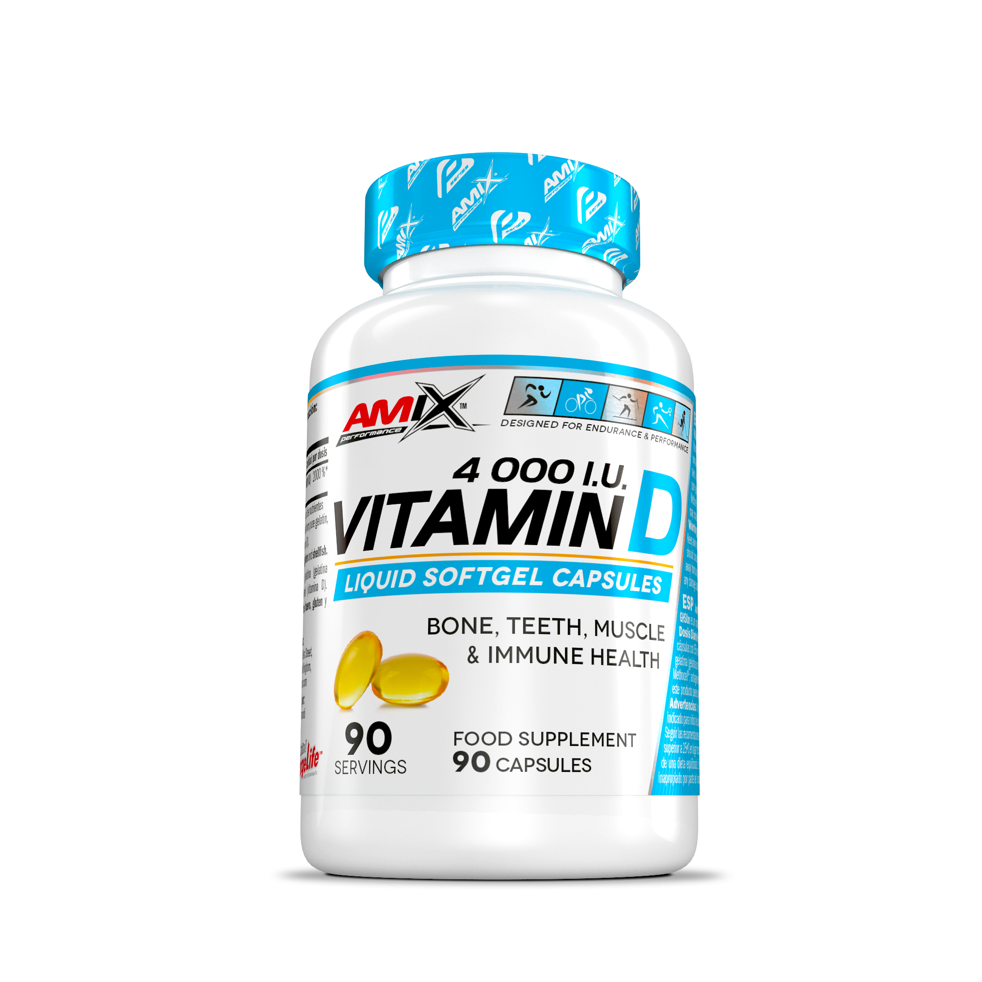Amix Performance Vitamina D 4.000 UI 90 caps