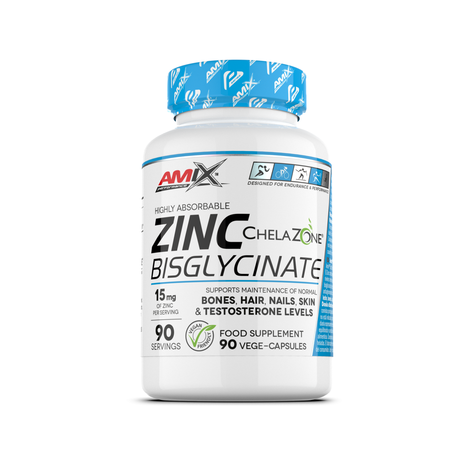Amix Performance Bisglicinato de Zinco 90 caps
